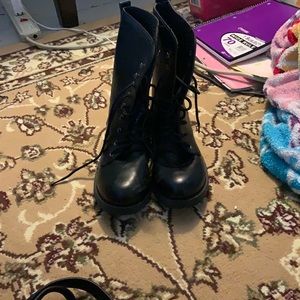 Black boots